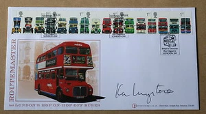 BUSES 2001 BUCKINGHAM FDC BUS MAGAZINE LONDON H/S SIGNED BY KEN LIVINGSTONE MP - Picture 1 of 2