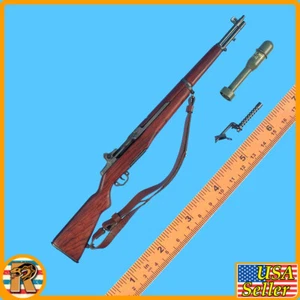 US Armored Infantry Normandy - M1 Garand Set (Wood & Metal) - 1/6 Scale Ujindou - Picture 1 of 5