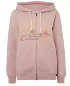 O'NEILL Womens Bridal Rose Pink Cali Easy Full Zip Hooded Sweater Small 10 BNWT - Picture 1 of 2