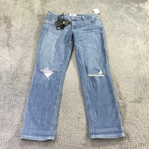 NEW Paige Jeans Womens 27 BRIGITTE Boyfriend Skinny Gibson Distressed Denim Pant - Picture 1 of 13