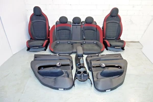 Lederausstattung Sportsitze Dinamica MINI F54 JCW Leder Carbon Black - Bild 1 von 13