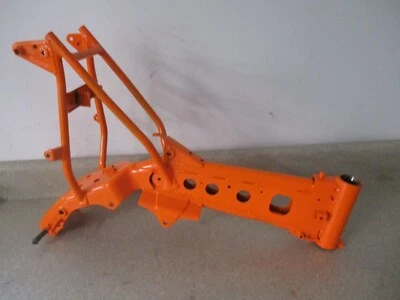 2002-2009 KAWASAKI KLX110 DRZ110 ПОРОШКОВОЕ ПОКРЫТИЕ ПОПЛАВОК НЕОНОВАЯ ОРАНЖЕВАЯ РАМА ШАССИ, MSC - Изображение 1 из 4