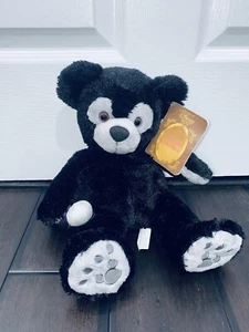 Disney World HIDDEN MICKEY PRE DUFFY Hannah Montana Black BEAR Plush Theme Park - Picture 1 of 11