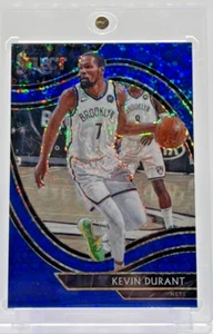 Kevin Durant #13/25 Blue Disco Prizm Courtside - 2021 Panini Select #257 - Picture 1 of 2