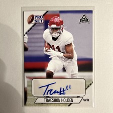 2021 Leaf Pro-Set College Traeshon Holden ARC Auto Autograph #PS-TH2