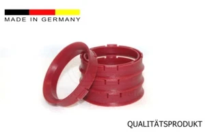 4 Zentrierringe 66,5 x 57,1 mm für original Audi Räder VW SEAT MINI SKODA 66,45 - Bild 1 von 2