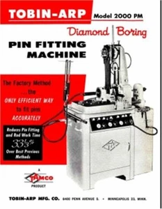 Tobin Arp Model PM2000 Rod Boring Machine Flier - Picture 1 of 1