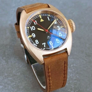 200M Diver CUSN8 Solid Bronze 36mm NH35 Mechanical Watch Men AR Domed Sapphire - Picture 1 of 7