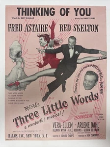 Thinking of You from "Three Little Words" di Harry Ruby Partiture per Pianoforte (1950) - Foto 1 di 3