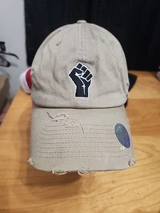 KBETHOS Vintage Distressed Denim Hat Baseball Cap Adjustable Fist Logo - Picture 1 of 10