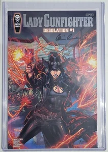 LADY GUNFIGHTER DESOLATION #1 PREMIERE KICKSTARTER ED SGN PULIDO W/COA - Picture 1 of 1