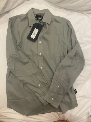 Kenneth Cole NWT Mens S Linen  Linen Long Sleeve Sage $69 - Image 1 of 4