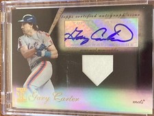 2009 Topps Tribute Gary Carter Black Auto Jersey TAR-GC2 15/50