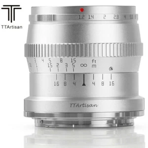 TTArtisan 50mm F1.2 APS-C Manual Lens For Canon Nikon Sony Fujifilm M43 Leica L - Picture 1 of 12