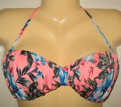 ATMOSPHERE - SIZE 8 - HALTER  BIKINI BATHING SUIT TOP - MOLDED PADDED CUPS - Image 1 of 3