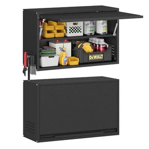 Wall Mount Tool Cabinet Tool Organizer Metal Storage Cabinet for Kitchen Garage - Picture 1 of 24