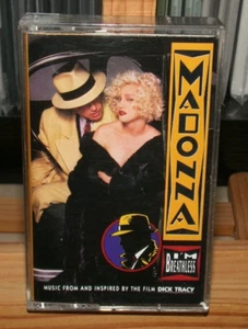 MADONNA I'M BREATHLESS COLUMBIA HOUSE CLEAR NOTCHES CASSETTE VOGUE SOONBER OR LA - Picture 1 of 9