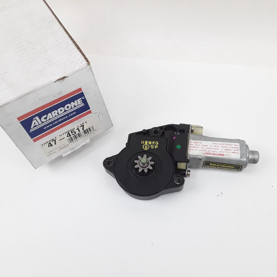 Cardone 47-4517 Front Right Rear Window Motor Fits Hyundai Elantra 2001-2006 - Image 1 of 4