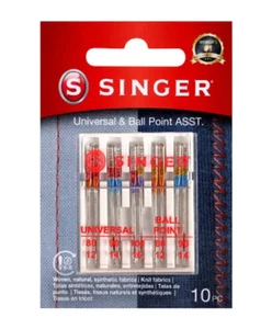 Singer Universal & Kugelschreiber Nähnadeln 80/90/100 - 10 Stück - Bild 1 von 4