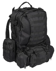 Defense Pack Assembly negro, mochila, camping, exterior, militar -NUEVO- - Imagen 1 de 1