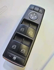 Mercedes Benz C E Glk GLE ML CLASS DRIVERS DOOR MASTER SWITCH A1669054300 - Picture 1 of 2