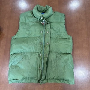 True Religion Weste M grün wattiert durchgehender Reißverschluss Taschen - Bild 1 von 15