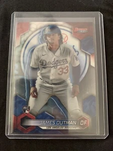 2023 Bowman's Best James Outman Rookie RC REFRACTOR Dodgers #63  - Picture 1 of 1
