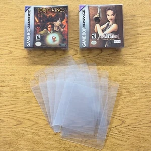 5 Box Protectors for Nintendo Game Boy Virtual / Advance / Color Boxes Cases CIB - Picture 1 of 3