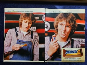 Snickers, originale Werbung aus  1983 - Bild 1 von 1