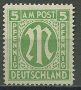 Bizone 1945 AM-POST Impresión Inglesa, Papel y, 12 B y MNH. - Imagen 1 de 1