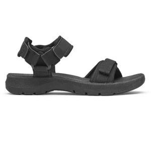 Sandalias Rockport UK 6 Trail Tech NEGRO ECO WSHBL Confort Para Mujer EU 39.5 US 8.5 - Imagen 1 de 6