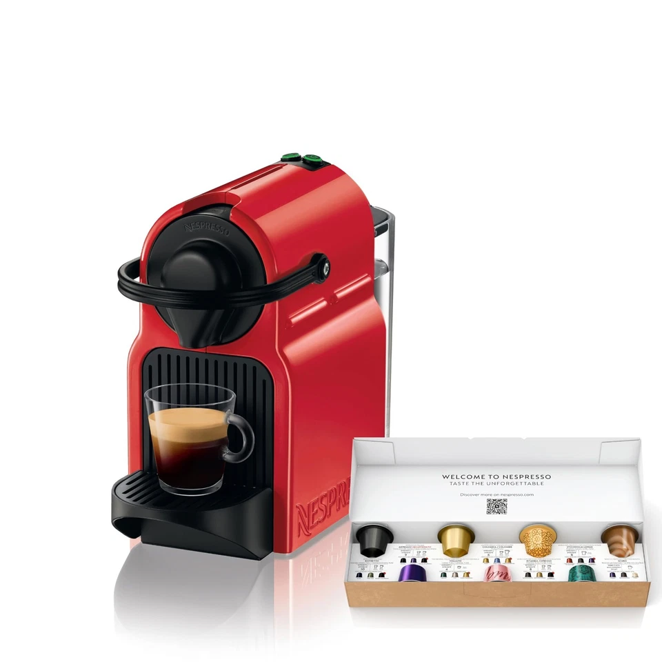 Nespresso C40RE Capsule Coffee Espresso Maker Machine Inisshia Ruby Red Ac100v
