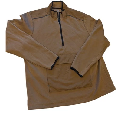 Pullover polar dinámico activo azul marino antiguo para hombre XL 1/4 cremallera 4 vías elástico ropa deportiva Foto 1 de 4