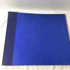 VINTAGE 12" 78 RPM STORAGE ALBUM - CLEAN INDEX - HOLDS 10 RECORDS - Bild 1 von 5