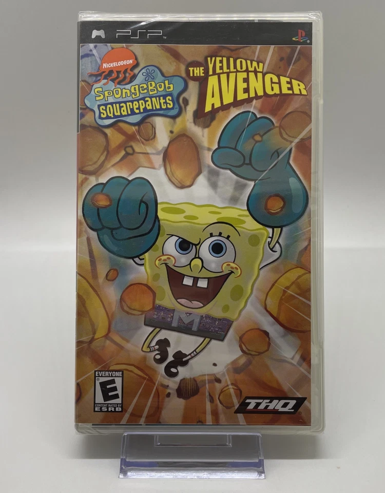 PSP Game Spongebob Squarepants The Yellow Avenger - but