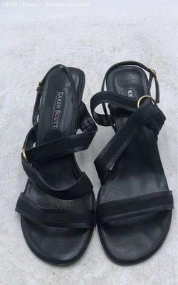 Женские черные сандалии на каблуке Karen Scott — США 7 - Изображение 1 из 4