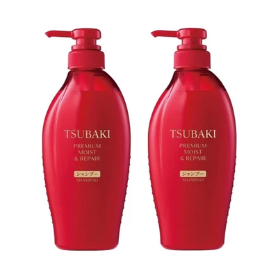 Champú hidratante y reparador Tsubaki Premium - Hidrata, protege el cabello seco dañado Foto 1 de 3
