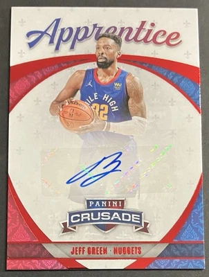 JEFF GREEN 2021-22 CHRONICLES CRUSADE APPRENTICE DEN NUGGETS AUTOGRAPH AUTO - Image 1 of 2