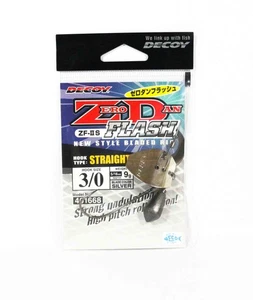 Decoy ZF-2S Zero Dan Flash Straight Worm Hook Size 3/0 , 9 grams (1668) - Picture 1 of 6