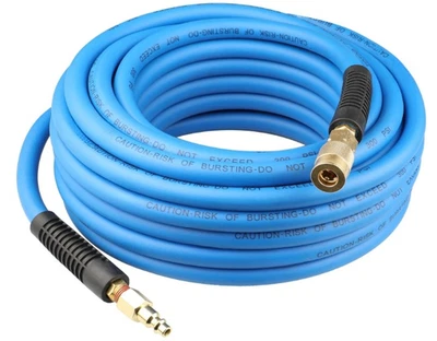 Manguera de aire híbrida 3/8'' x 50 ft flexible y ligera con acoples 1/4'',Nuevo - Image 1 of 4