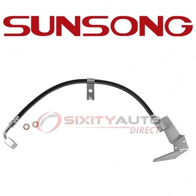 Sunsong Front Left Brake Hydraulic Hose for 1982-1989 Dodge B350 - Hoses kv Foto 1 de 4