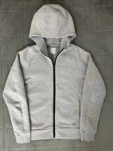 Uniqlo ultra stretch full zip hoodie kids Size 160 (Fits Adult XS) Grey Active - Picture 1 of 10