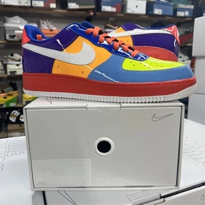 Nike Air Force 1 ID Lackleder Gr. 13 Viotech - Bild 1 von 6