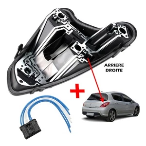 Platine de feu arrière droit + Connectique pour Peugeot 308 Berline Phase 1 - Imagen 1 de 5