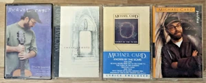 4x Michael Card Cassettes - Joy Journey - Unveiled Hope - Known Scars - Poiema - Picture 1 of 14
