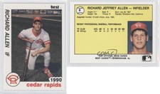 1990 Best Cedar Rapids Reds Rick Allen #8