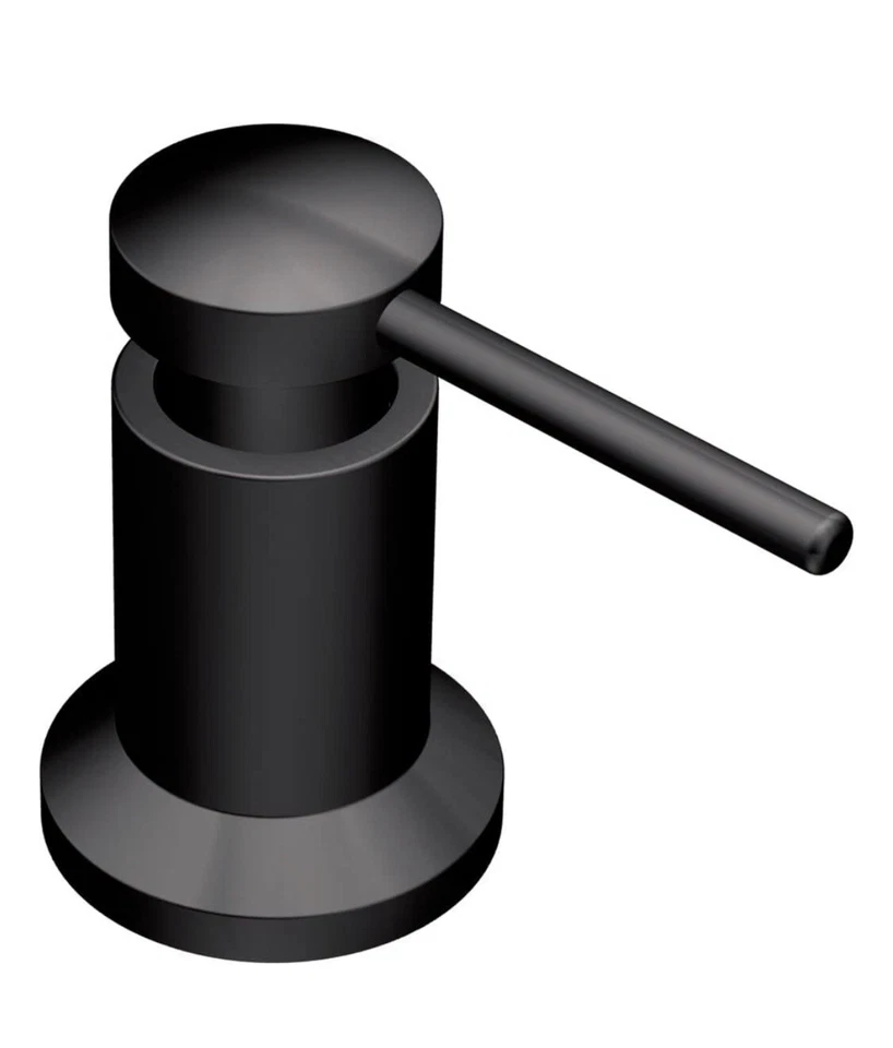 Moen 3942BL Deck Mounted Kitchen Soap Dispenser w/ Bottle In Matte Black - Image 1 of 1
