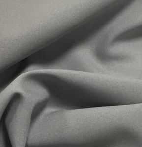 ☘️Silver Grey Panama Bi Stretch Dress, Draping, Suiting, Display Fabric 56” Wide - Picture 1 of 1