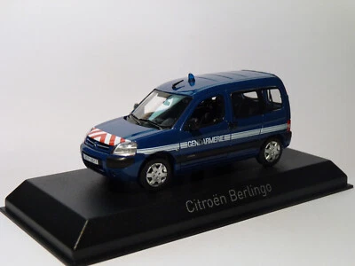 Citroën Berlingo vitré Gendarmerie phase 2 de 2007 au 1/43 de NOREV 155711 - Photo 1/4