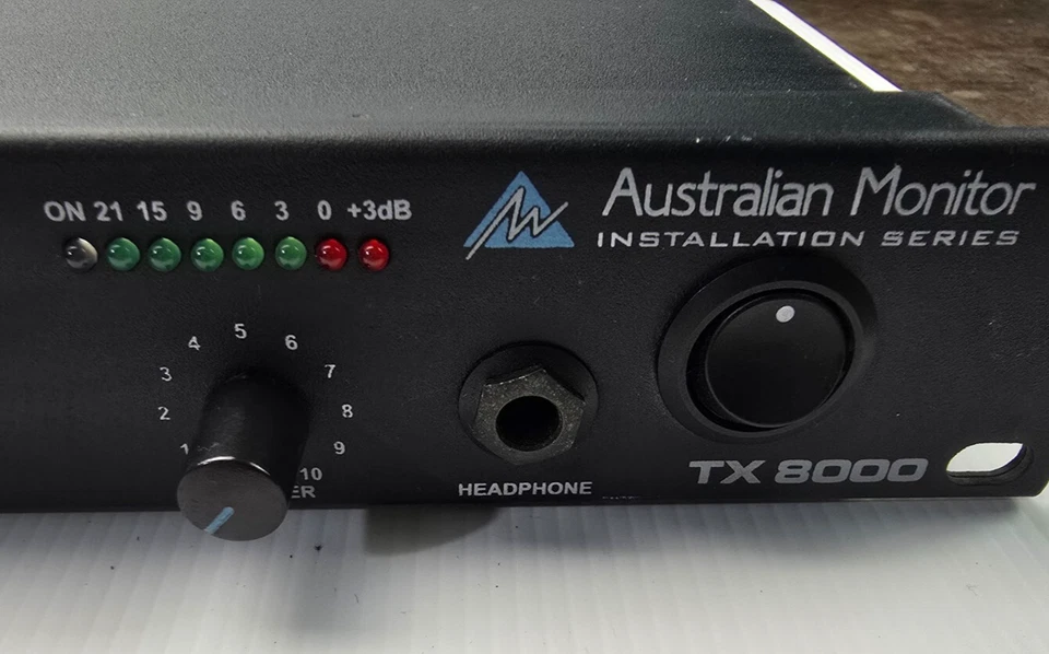 Australian Monitor TX 8000 single rack space, 8 channel mixer - Image 1 of 4